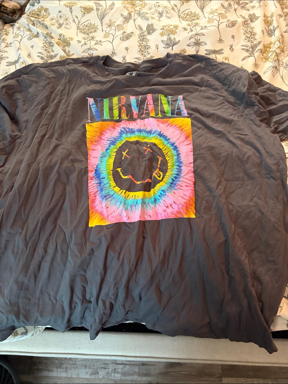 Torrid NIRVANA oversized cotton crew